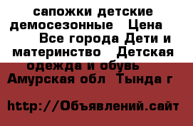 сапожки детские демосезонные › Цена ­ 500 - Все города Дети и материнство » Детская одежда и обувь   . Амурская обл.,Тында г.